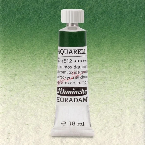Schmincke Horadam Aquarell Tube 15ml Seri 2 Chromium Oxide Green 512 ürün görseli 1