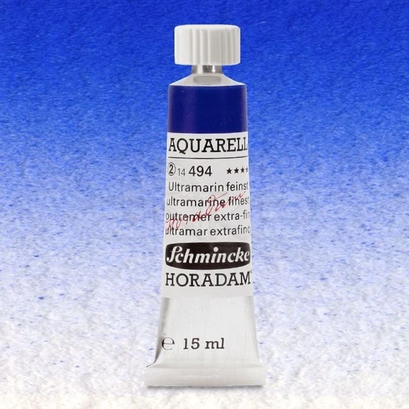 Schmincke Horadam Aquarell Tube 15ml Seri 2 Ultramarine Finest 494 ürün görseli 1