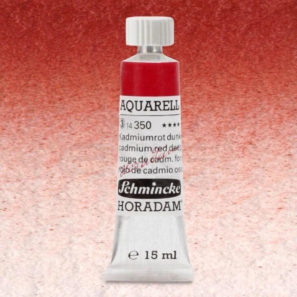 Schmincke Horadam Aquarell Tube 15ml Seri 3 Cadmium Red Deep 350 ürün görseli 1