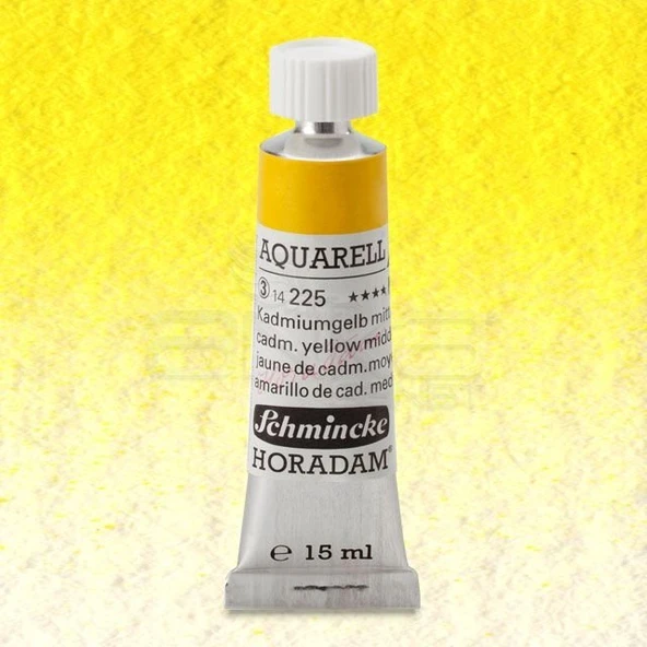 Schmincke Horadam Aquarell Tube 15ml Seri 3 Cadmium Yellow Middle 225 ürün görseli 1
