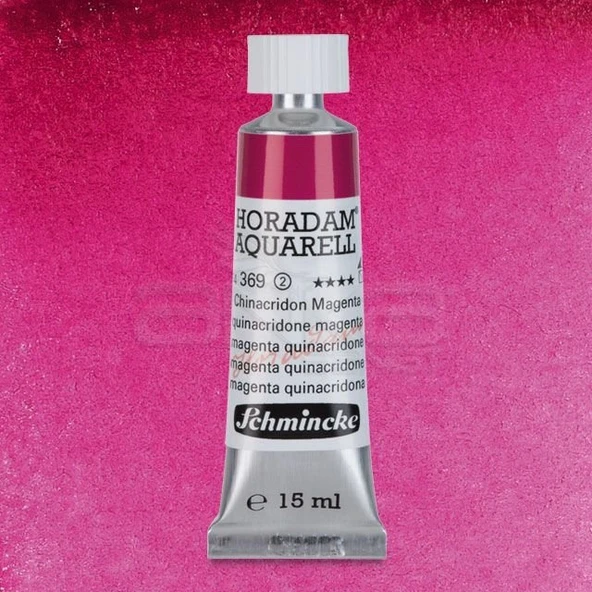 Schmincke Horadam Aquarell Tube 15ml Seri 2 Quinacridone Magenta 369 ürün görseli 1