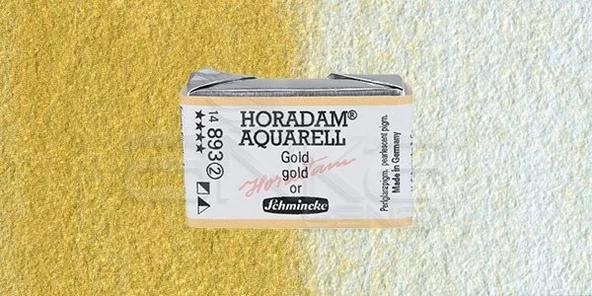 Schmincke Horadam Aquarell 1/1 Tablet 893 Gold seri 2 ürün görseli 1