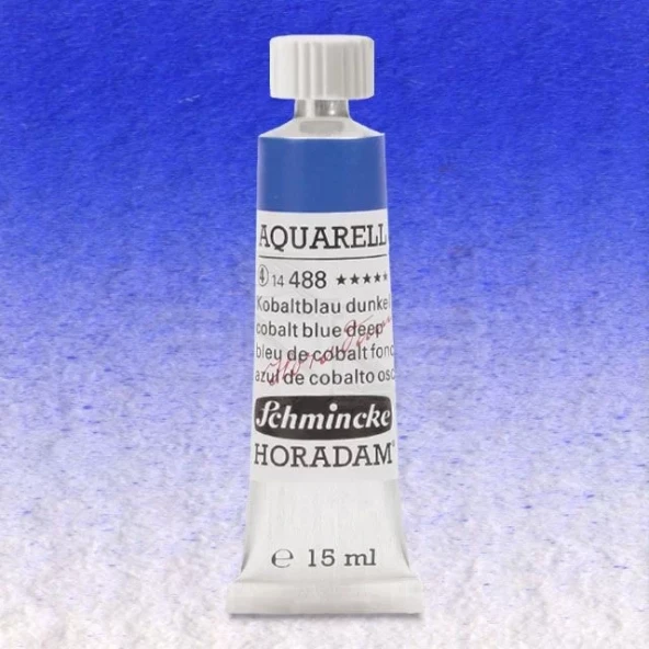 Schmincke Horadam Aquarell Tube 15ml Seri 4 Cobalt Blue Deep 488 ürün görseli 1