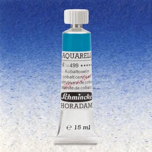 Schmincke Horadam Aquarell Tube 15ml Seri 4 Cobalt Cerulean 499 ürün görseli 1