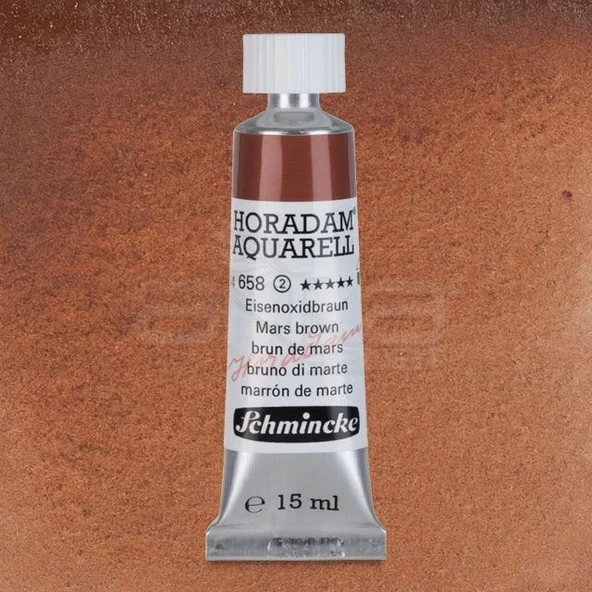 Schmincke Horadam Aquarell Tube 15ml Seri 2 Mars Brown 658 ürün görseli 1