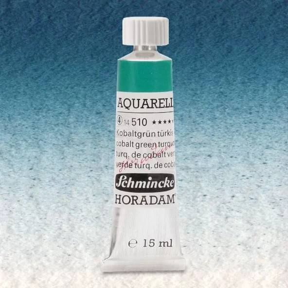 Schmincke Horadam Aquarell Tube 15ml Seri 4 Cobalt Green Turquoise 510 ürün görseli 1