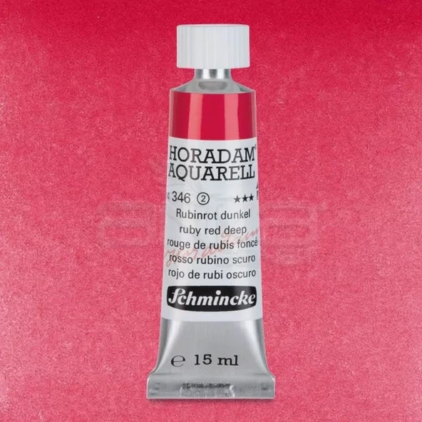 Schmincke Horadam Aquarell Tube 15ml Seri 2 Ruby Red Deep 346 ürün görseli 1