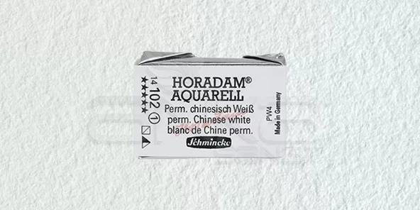 Schmincke Horadam Aquarell 1/1 Tablet 102 Permanent Chin, White seri 1 ürün görseli 1
