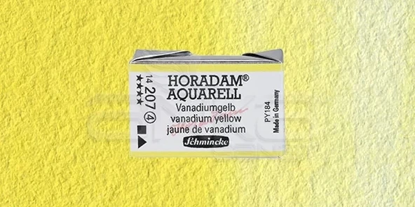 Schmincke Horadam Aquarell 1/1 Tablet 207 Vanadium Yellow seri 4 ürün görseli 1