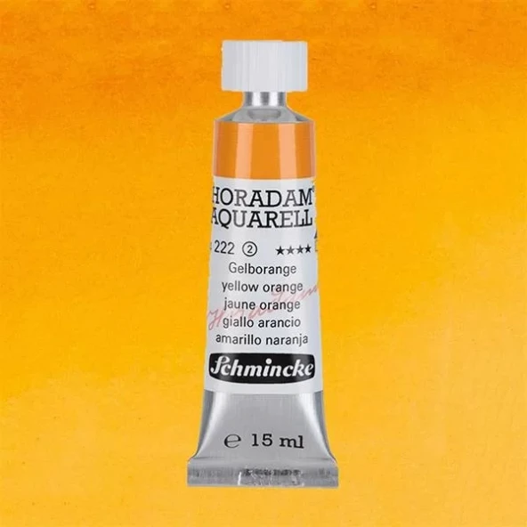 Schmincke Horadam Aquarell Tube 15ml Seri 2 Yellow Orange 222 ürün görseli 1