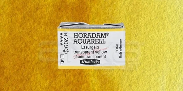 Schmincke Horadam Aquarell 1/1 Tablet 209 Translucent Yellow seri 2 ürün görseli 1