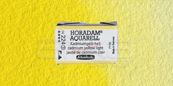 Schmincke Horadam Aquarell 1/1 Tablet 224 Cadmium Yellow Light seri 3 ürün görseli 1