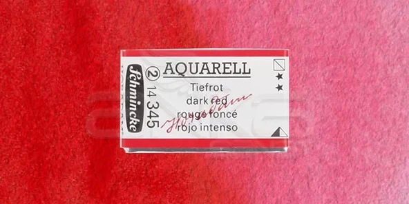 Schmincke Horadam Aquarell 1/1 Tablet 345 Dark Red seri 2 ürün görseli 1