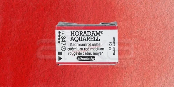 Schmincke Horadam Aquarell 1/1 Tablet 347 Cadmium Red Middle seri 3 ürün görseli 1