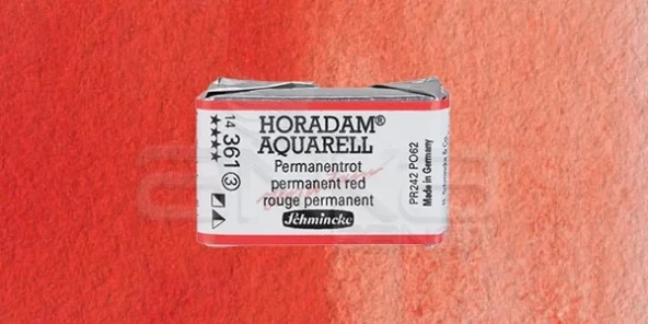 Schmincke Horadam Aquarell 1/1 Tablet 361 Permanent Red seri 3 ürün görseli 1