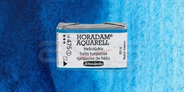 Schmincke Horadam Aquarell 1/1 Tablet 475 Helio Turquoise seri 1 ürün görseli 1