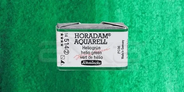 Schmincke Horadam Aquarell 1/1 Tablet 514 Helio Green seri 2 ürün görseli 1