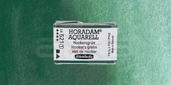 Schmincke Horadam Aquarell 1/1 Tablet 521 Phthalo Green seri 1 ürün görseli 1