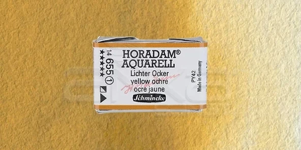 Schmincke Horadam Aquarell 1/1 Tablet 655 Yellow Ochre seri 1 ürün görseli 1