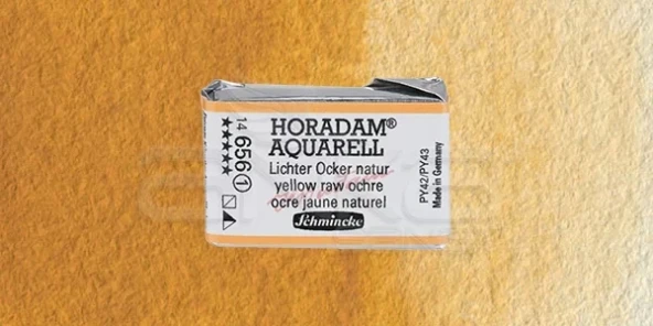 Schmincke Horadam Aquarell 1/1 Tablet 656 Yellow Raw Ochre seri 1 ürün görseli 1