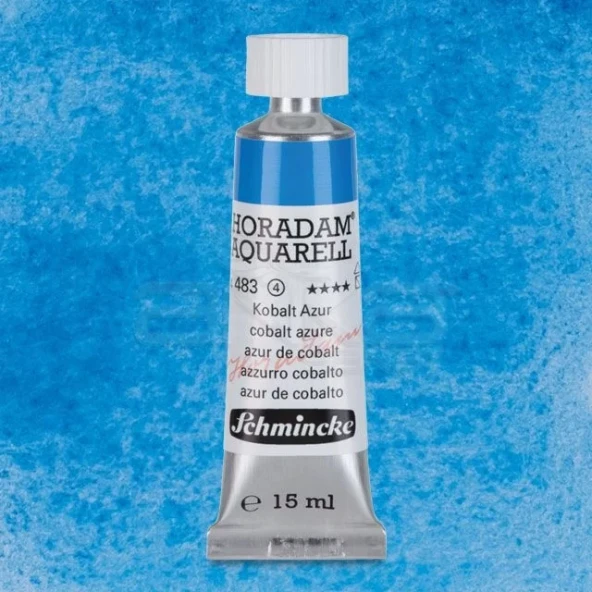 Schmincke Horadam Aquarell Tube 15ml Seri 4 Cobalt Azure 483 ürün görseli 1