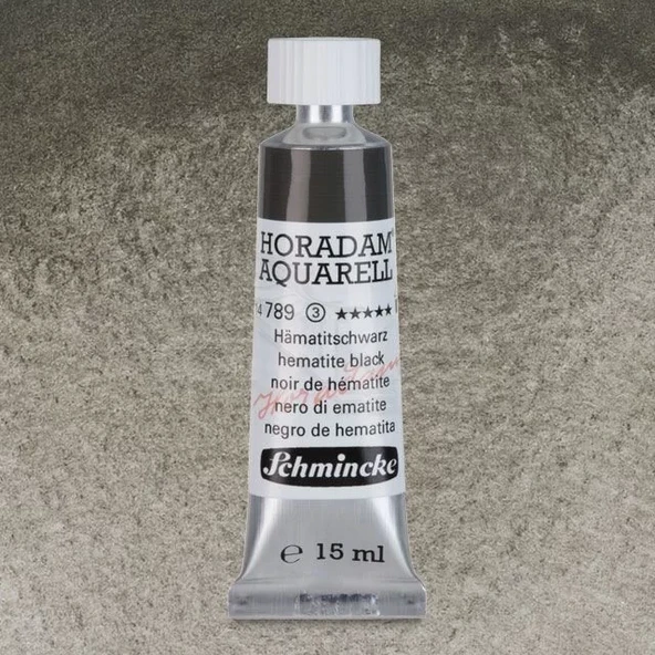 Schmincke Horadam Aquarell Tube 15ml Seri 3 Hematite Black 789 ürün görseli 1