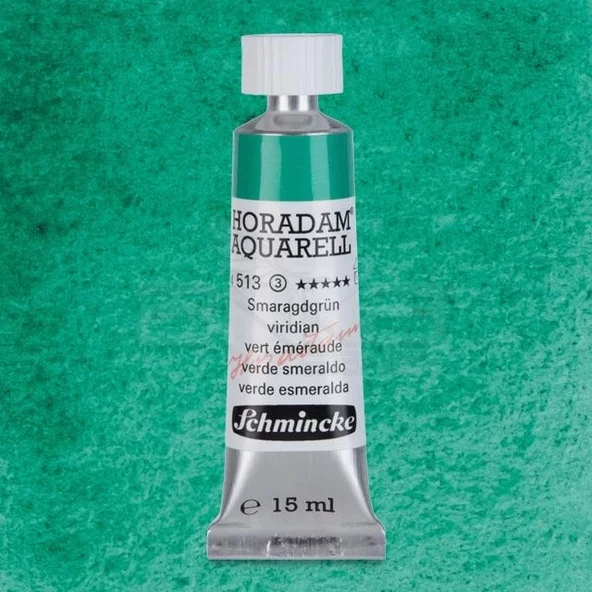 Schmincke Horadam Aquarell Tube 15ml Seri 3 Viridian 513 ürün görseli 1