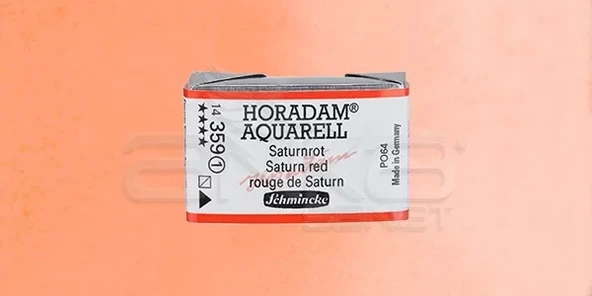 Schmincke Horadam Aquarell 1/1 Tablet 359 Saturn Red seri 1 ürün görseli 1