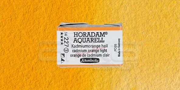 Schmincke Horadam Aquarell 1/1 Tablet 227 Cadmium Orange Light seri 3 ürün görseli 1