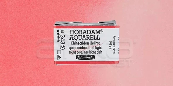 Schmincke Horadam Aquarell 1/1 Tablet 343 Quinacridone Red Light seri 3 ürün görseli 1