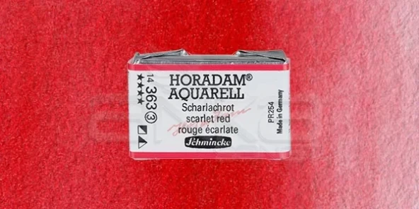 Schmincke Horadam Aquarell 1/1 Tablet 363 Scarlet Red seri 3 ürün görseli 1