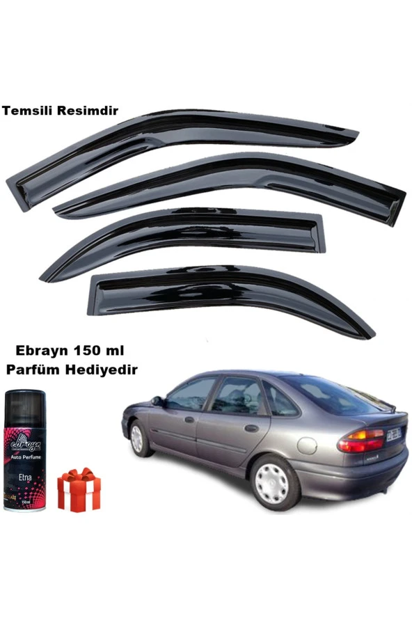 Caraks Renault Laguna 1 Mügen Cam Rüzgarlığı 1994-2002 Arası 4 Lü Takım Koku Hediyeli ürün görseli 1