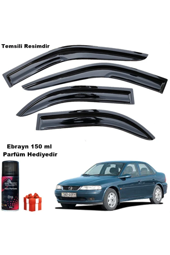 Caraks Opel Vectra B Mügen Cam Rüzgarlığı 1995-2002 Arası 4 Lü Takım Koku Hediyeli ürün görseli 1