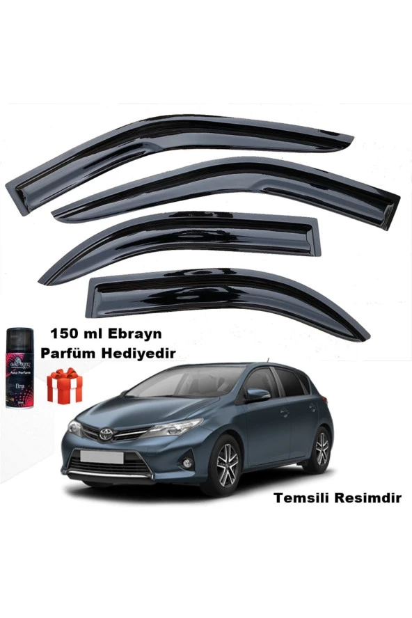 Caraks Auris Mügen Cam Rüzgarlığı 2013-2020 Arası 4 Lü Takım Koku Hediyeli ürün görseli 1