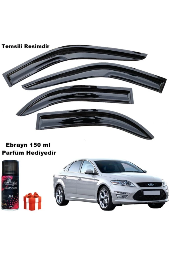Caraks Mondeo Mk4 Mügen Cam Rüzgarlığı 2008-2014 Arası 4 Lü Takım Koku Hediyeli ürün görseli 1