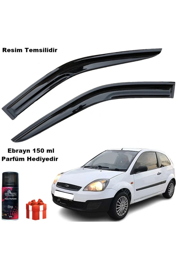Caraks Fiesta Van Mügen Cam Rüzgarlığı 2002-2008 Arası 2 Li Takım Koku Hediyeli ürün görseli 1