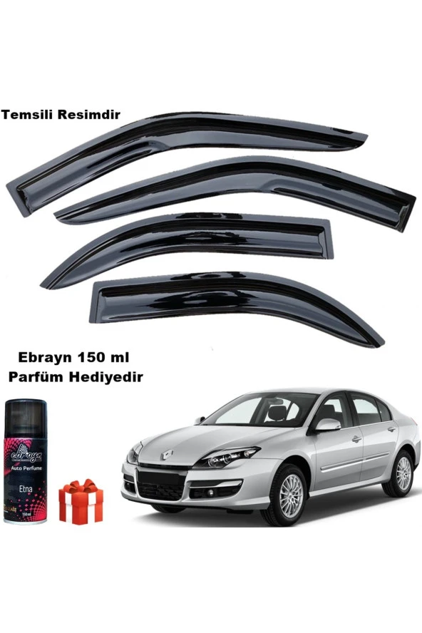 Caraks Renault Laguna 3 Mügen Cam Rüzgarlığı 2008 Sonrası 4 Lü Takım Koku Hediyeli ürün görseli 1
