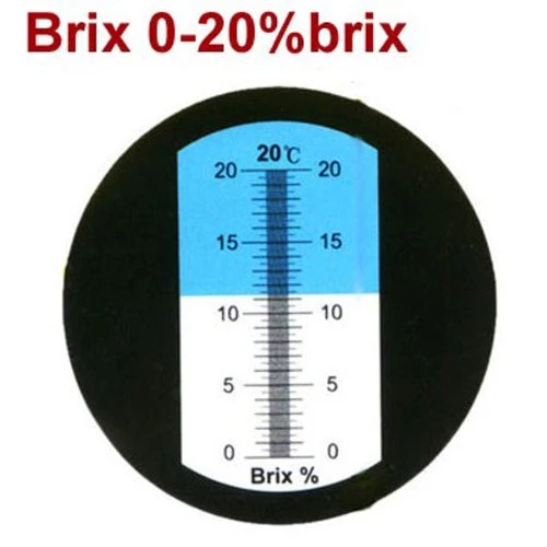 ATC 0-20 Şeker Yoğunluk Ölçer Brix Refraktometre - Resim 4