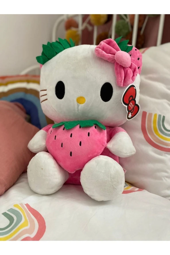 Hello Kitty 50 Cm Ithal Peluş Oyuncak Hello Kıtty (1 ADET) - Resim 3