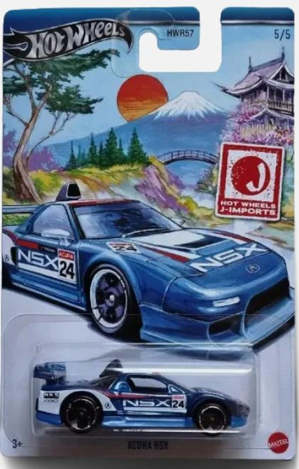 Hot Wheels J-imports Acura NSX HRT04 ürün görseli 1