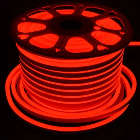 Neon Led Kırmızı Renk 5 Metre -12 Volt Uyumlu ürün görseli 1