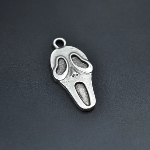 Scream - Çığlık Kolye Ucu - Antik Gümüş Kaplama - Kod:96 ürün görseli 1
