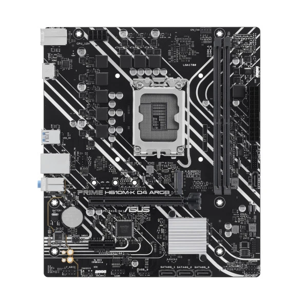 ASUS PRIME H610M-K D4 ARGB INTEL - Resim 2