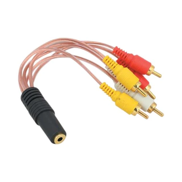 3.5 Mm Stereo Dişi 6 Tos Erkek 5+1 Kablo ürün görseli 1
