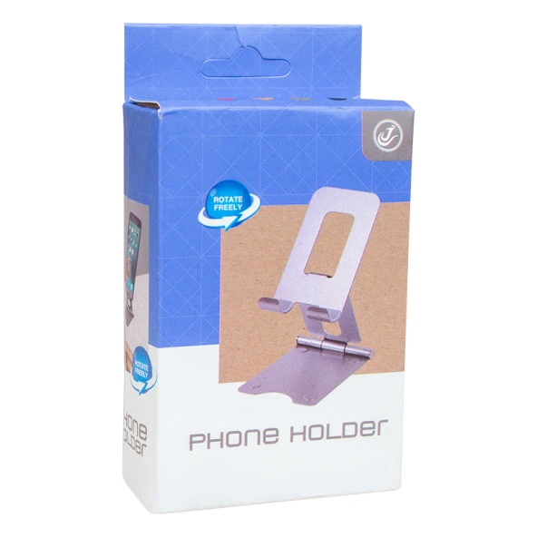 Powermaster A30 Masaüstü Metal Telefon Stand Tutacağı Çift Eksenli Katlanabilir - Resim 4