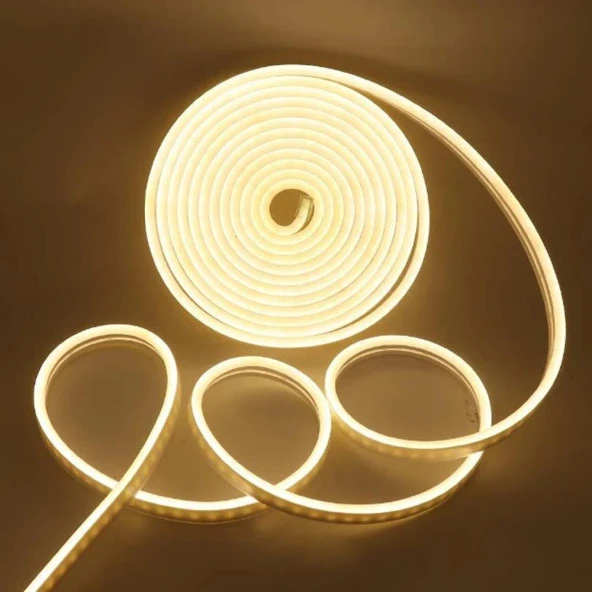 Neon Led Limon Sarısı Renk 5 Metre -12 Volt Uyumlu ürün görseli 1