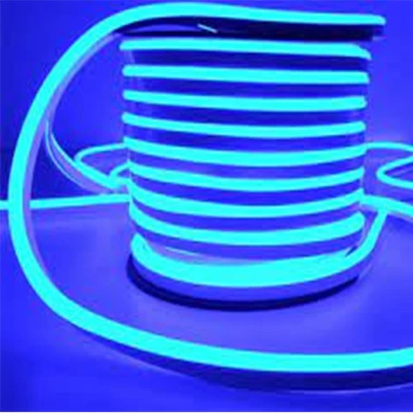 Neon Led Turkuaz Renk 5 Metre -12 Volt Uyumlu ürün görseli 1