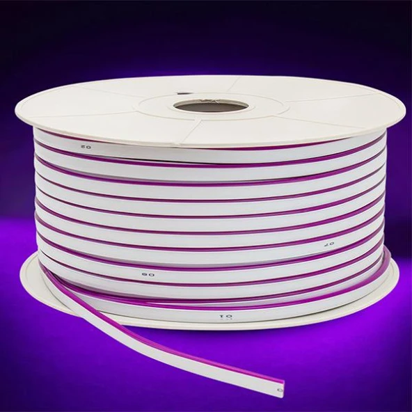 Neon Led Mor Renk 5 Metre -12 Volt Uyumlu ürün görseli 1
