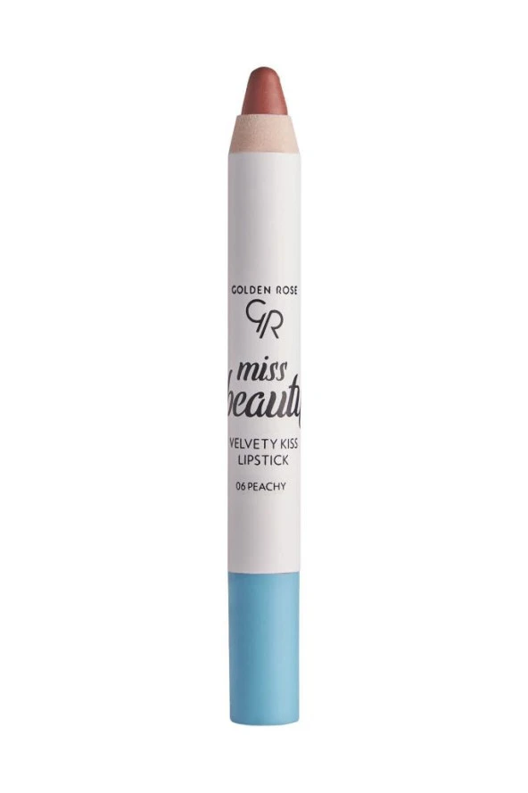 Golden Rose GR MISS BEAUTY VELVETY KISS LIPS. NO:06 PEACHY ürün görseli 1
