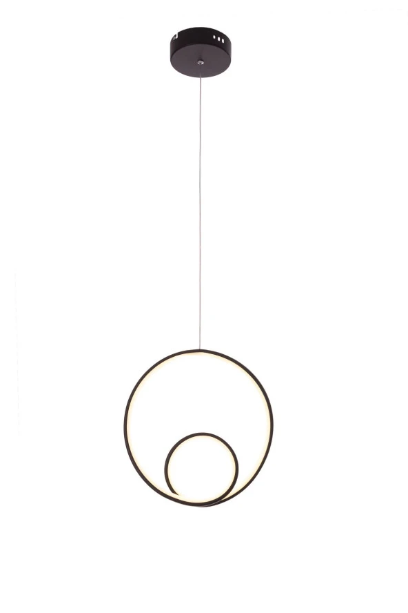 Umur Aydınlatma Spiral Siyah Led Avize Sarkıt - Resim 4